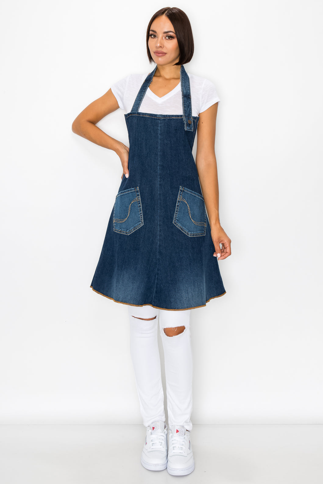 One of a Kind, Recycled Denim Apron